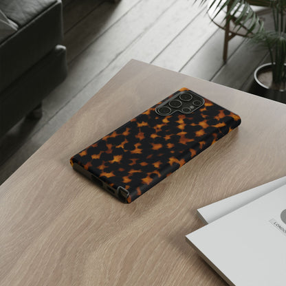 Tortoiseshell Phone Case – Brown Leopard Pattern Luxury Tough Protective Case