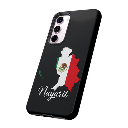Nayarit Mexico Flag Map Phone Case | Mexican American Pride Tough Case for iPhone & Samsung