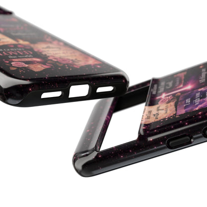 Christian Bible Verse Phone Case Pink Floral Faith Tough Protective Cover Gift