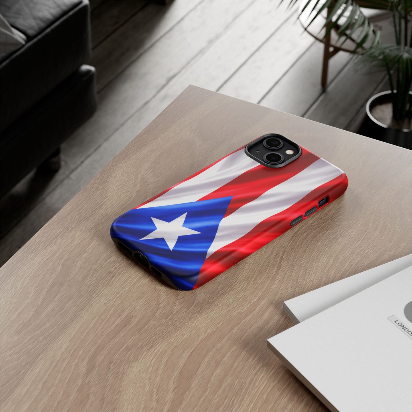 Puerto Rico Flag Phone Case | Boricua Pride Tough Case | Puerto Rican Flag Protective Cover for iPhone & Samsung