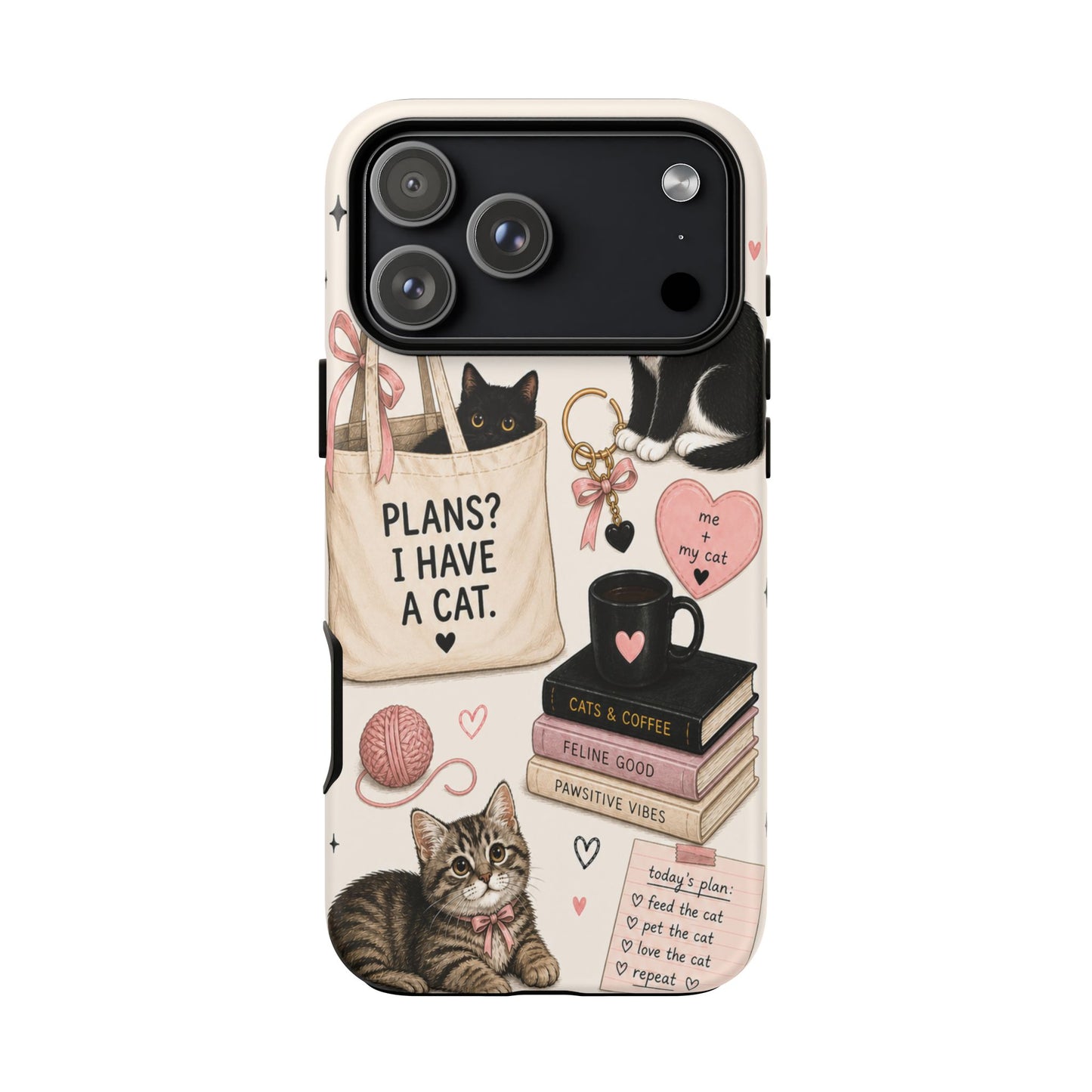 Cat Lover Phone Case | Plans? I Have A Cat Cute Aesthetic Cover