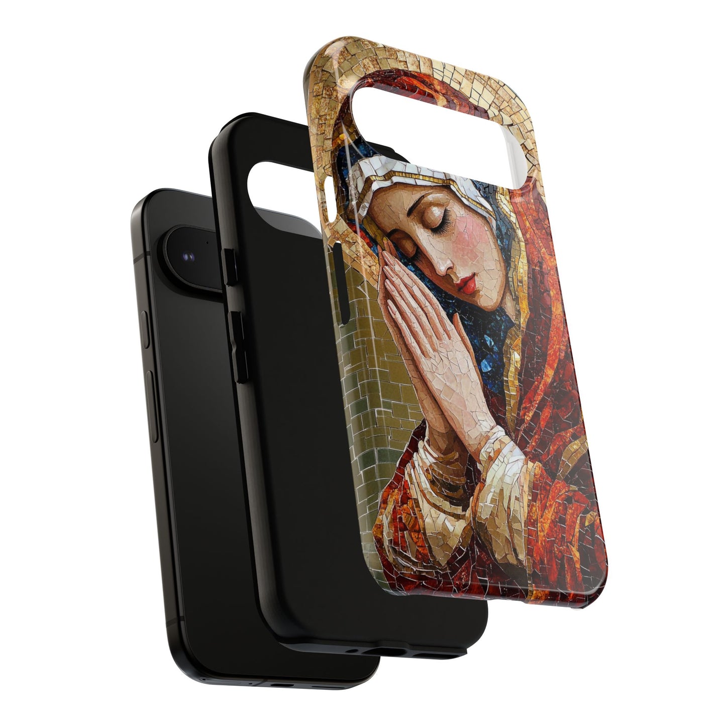 Virgin Mary Phone Case, Catholic Phone Case, Christian Aesthetic Case, Religious iPhone Case, Saint Art Case, Faith Gift