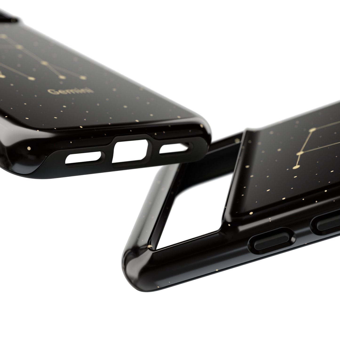Gemini Zodiac Constellation Phone Case – Luxe Gold Celestial Cover