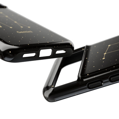 Gemini Zodiac Constellation Phone Case – Luxe Gold Celestial Cover