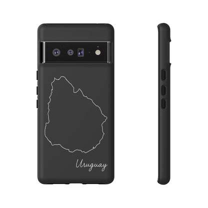 Uruguay Outline Phone Case – Minimal Country Map Tough Case (iPhone, Samsung, Pixel)