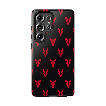 Mazatlán Bull Phone Case – Black Red Streetwear Tough Shockproof Cover
