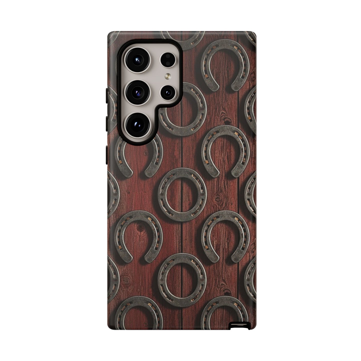 Rustic Horseshoe Western Phone Case – Cowboy Country Ranch Tough Case