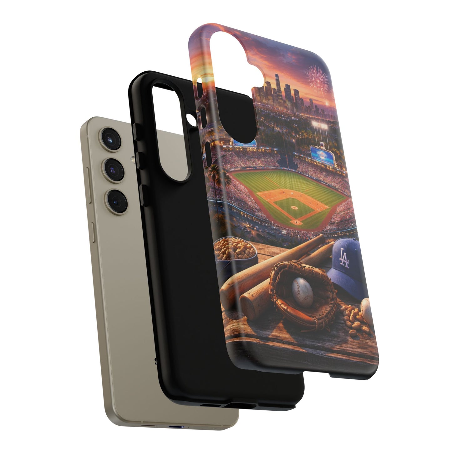 Baseball Sunset Stadium Phone Case LA Game Day Sports Aesthetic Case