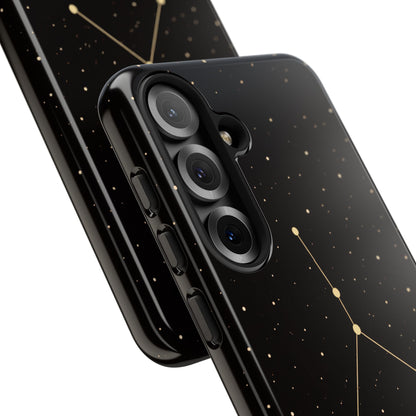 Cancer Zodiac Constellation Phone Case – Luxe Gold Celestial Cover