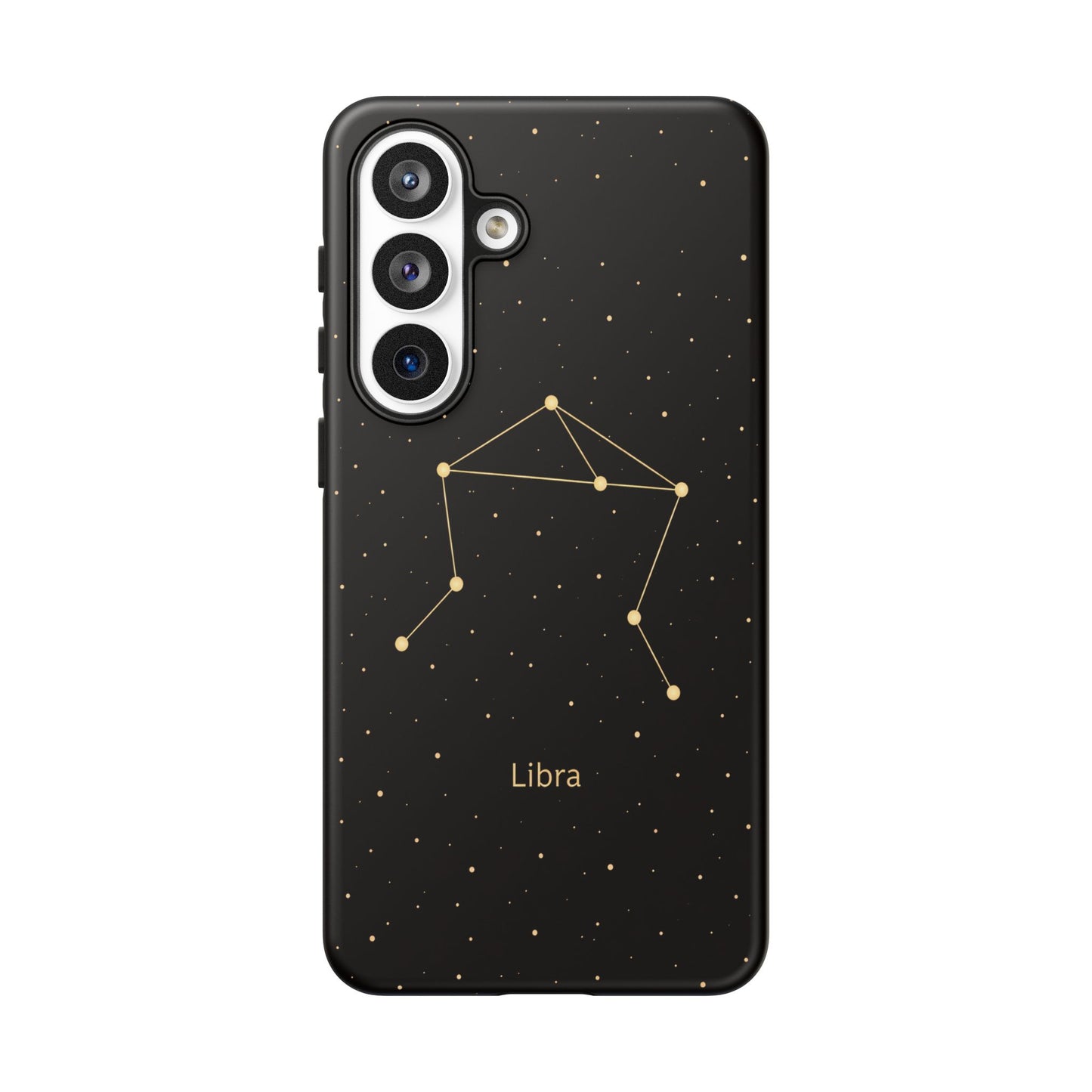 Libra Zodiac Constellation Phone Case – Luxe Gold Celestial Cover
