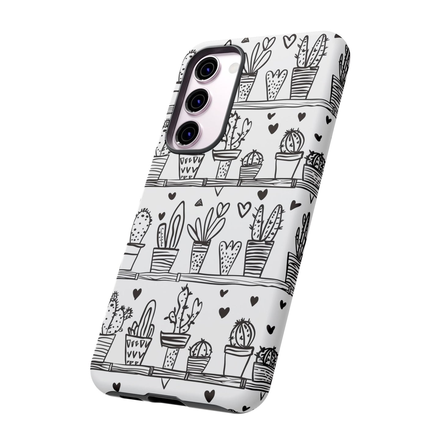 Cactus Succulent Phone Case Cute Plant Aesthetic iPhone Samsung Cover