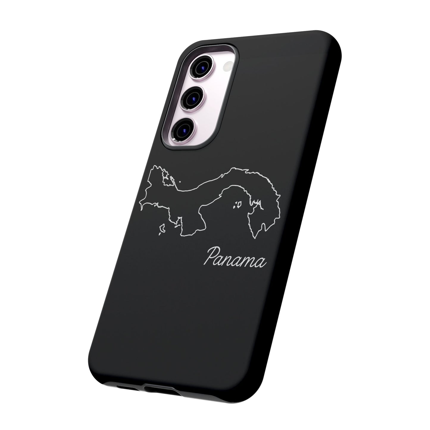 Panama Outline Phone Case – Minimal Country Map Tough Case (iPhone, Samsung, Pixel)
