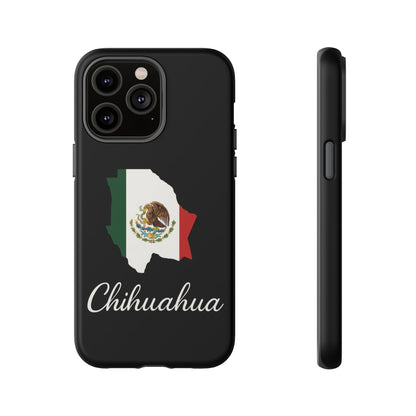 Chihuahua Mexico Flag Map Phone Case | Mexican American Pride Tough Case for iPhone & Samsung