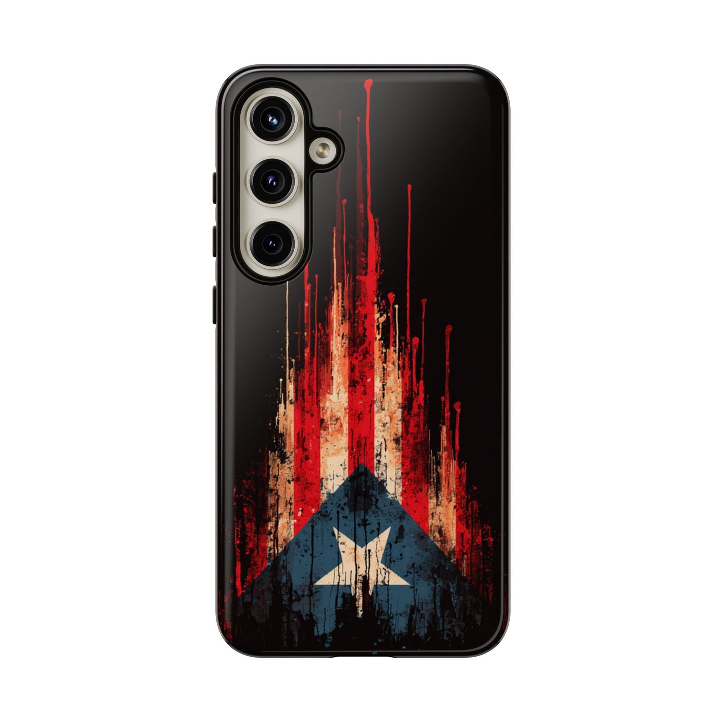 Puerto Rico Flag Phone Case | Distressed Puerto Rican Flag Tough Case | Boricua Pride Protective iPhone Samsung Cover