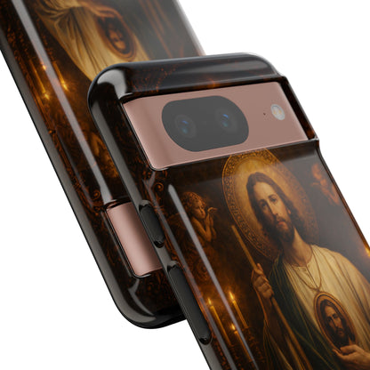 San Judas Phone Case Saint Jude Catholic Saint Religious Art Portrait Tough
