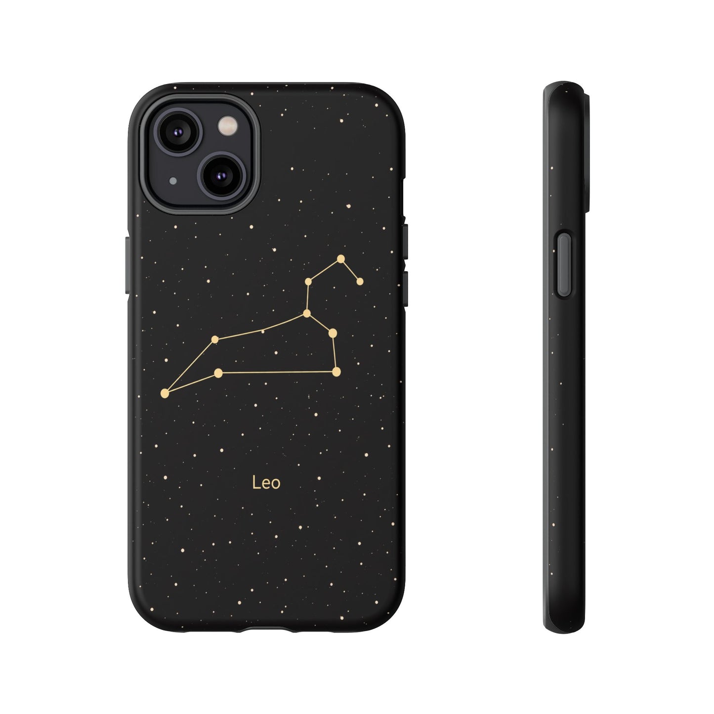 Leo Zodiac Constellation Phone Case – Luxe Gold Celestial Cover