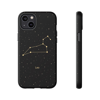 Leo Zodiac Constellation Phone Case – Luxe Gold Celestial Cover