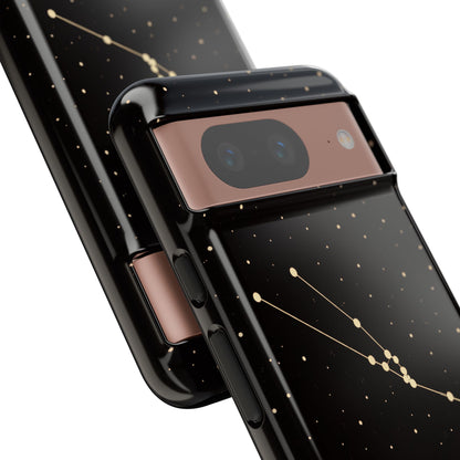 Taurus Zodiac Constellation Phone Case – Luxe Gold Celestial Cover