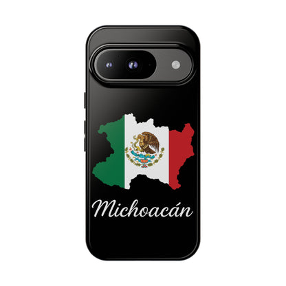 Michoacán Mexico Flag Map Phone Case | Mexican American Pride Tough Case for iPhone & Samsung