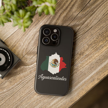 Aguascalientes Mexico Flag Map Phone Case | Mexican American Pride Tough Case for iPhone & Samsung