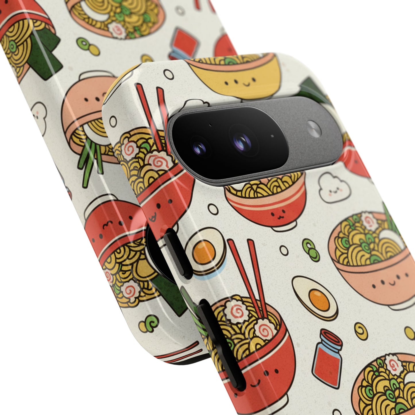Kawaii Ramen Phone Case – Cute Japanese Food Pattern | Noodle Bowl Aesthetic Case