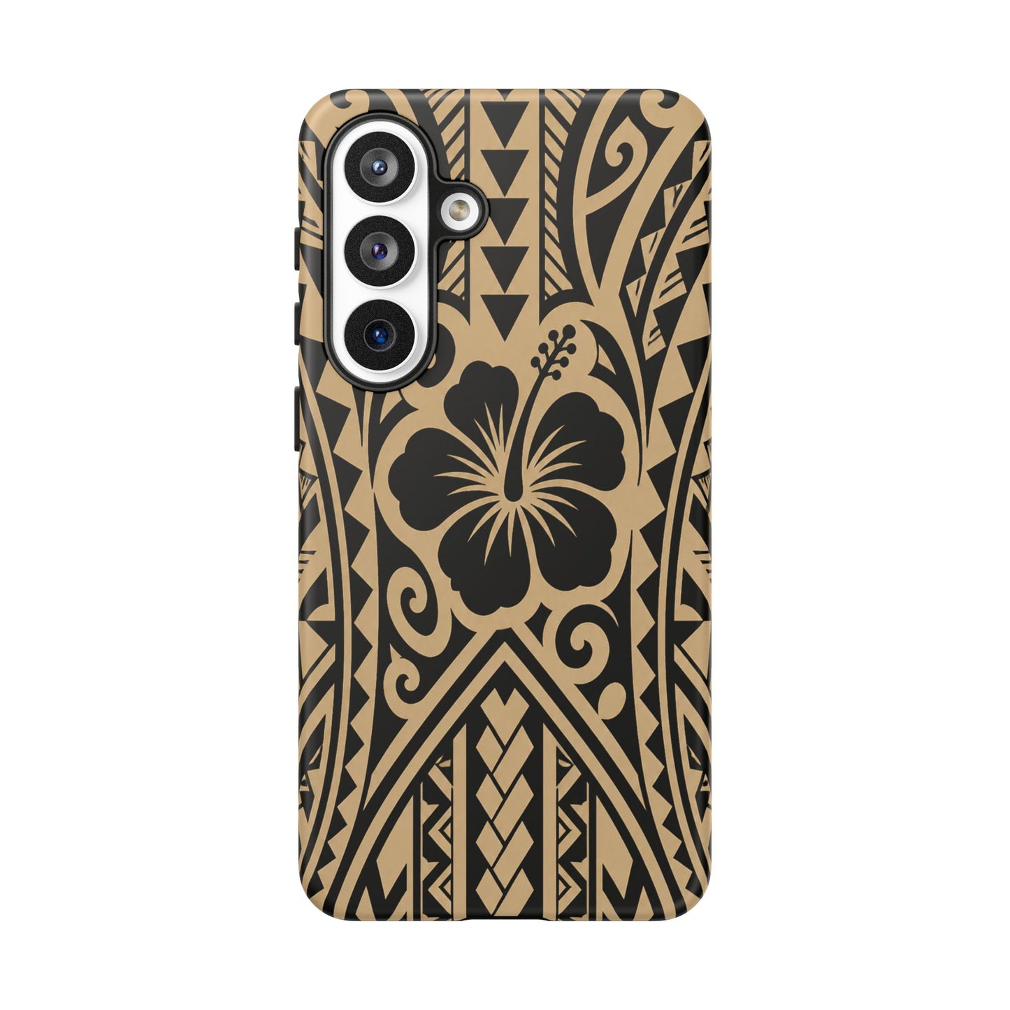 Polynesian Tribal Hawaiin Hibiscus Phone Case for iPhone Samsung Galaxy