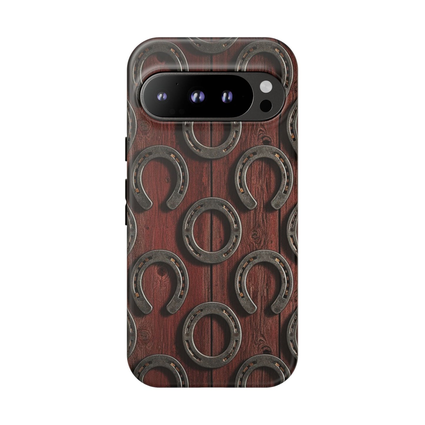 Rustic Horseshoe Western Phone Case – Cowboy Country Ranch Tough Case