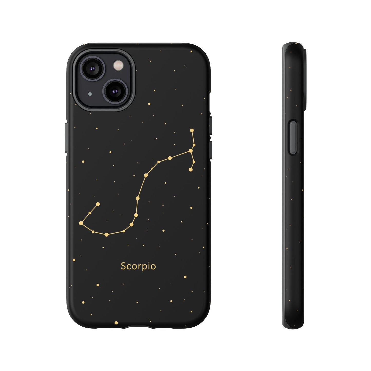 Scorpio Zodiac Constellation Phone Case – Luxe Gold Celestial Cover