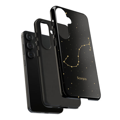 Scorpio Zodiac Constellation Phone Case – Luxe Gold Celestial Cover
