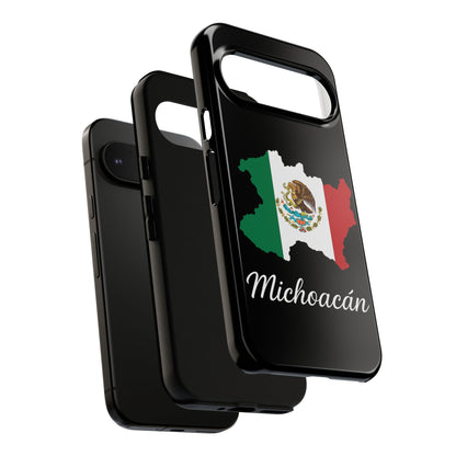 Michoacán Mexico Flag Map Phone Case | Mexican American Pride Tough Case for iPhone & Samsung