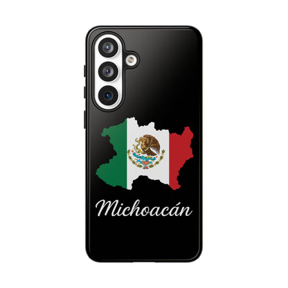 Michoacán Mexico Flag Map Phone Case | Mexican American Pride Tough Case for iPhone & Samsung