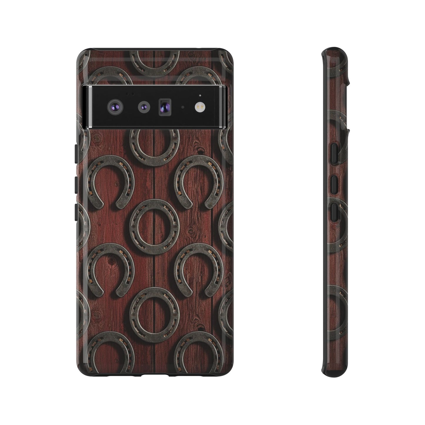 Rustic Horseshoe Western Phone Case – Cowboy Country Ranch Tough Case