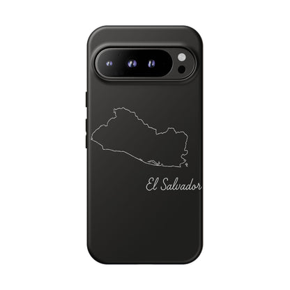 El Salvador Outline Phone Case – Minimal Country Map Tough Case (iPhone, Samsung, Pixel)