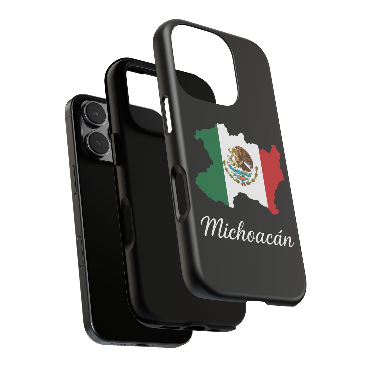 Michoacán Mexico Flag Map Phone Case | Mexican American Pride Tough Case for iPhone & Samsung