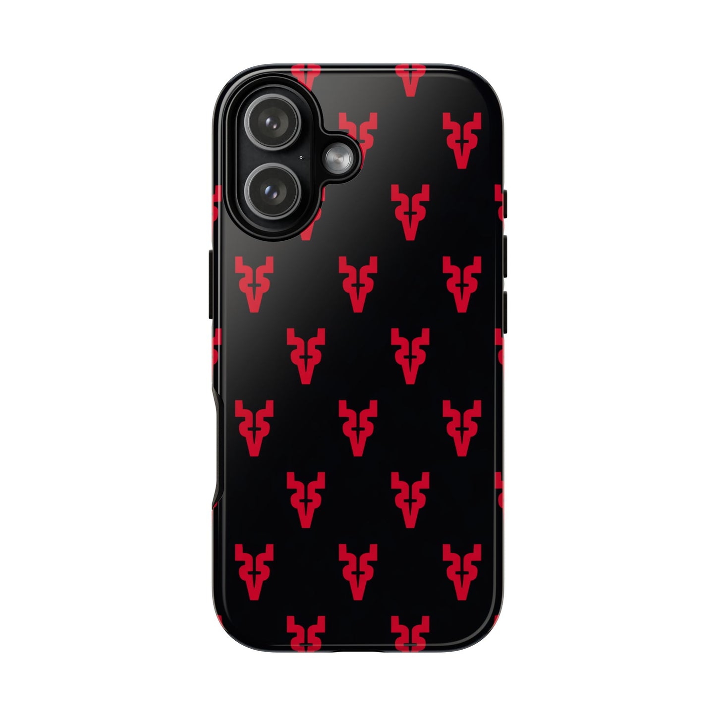 Mazatlán Bull Phone Case – Black Red Streetwear Tough Shockproof Cover