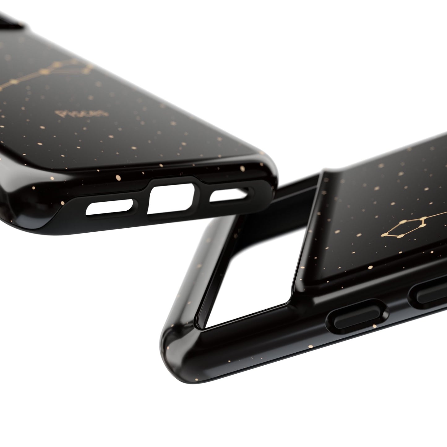 Pisces Zodiac Constellation Phone Case – Luxe Gold Celestial Cover