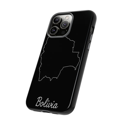 Bolivia Outline Phone Case – Minimal Country Map Tough Cover