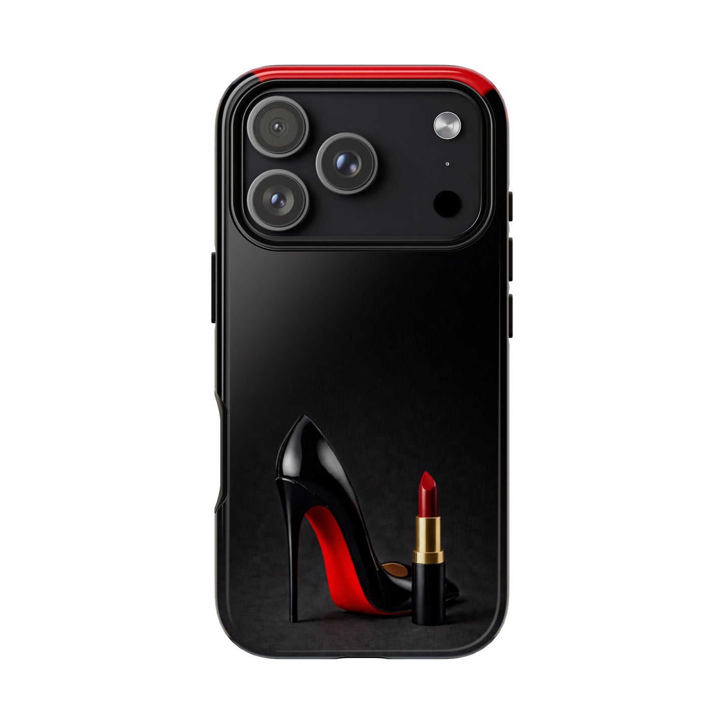 Dark Feminine Red Drip Phone Case – Gothic Glam Tough Cover