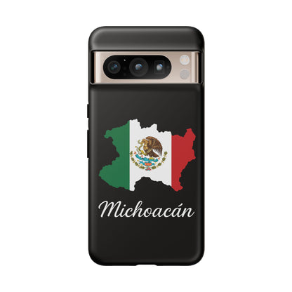 Michoacán Mexico Flag Map Phone Case | Mexican American Pride Tough Case for iPhone & Samsung