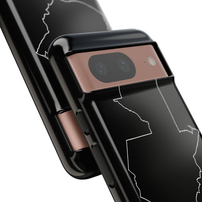 Guatemala Outline Phone Case – Minimal Country Map Tough Case (iPhone, Samsung, Pixel)