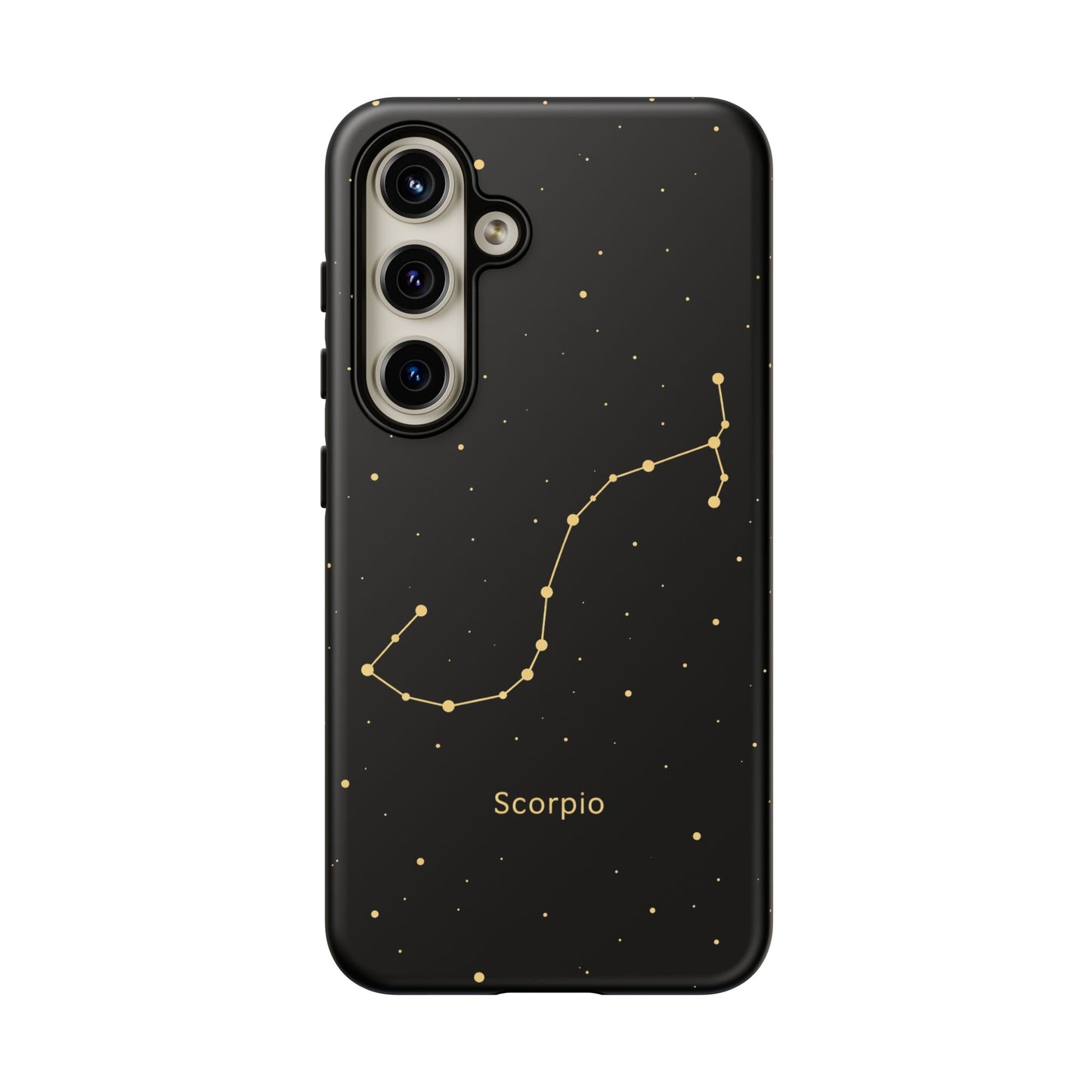 Scorpio Zodiac Constellation Phone Case – Luxe Gold Celestial Cover