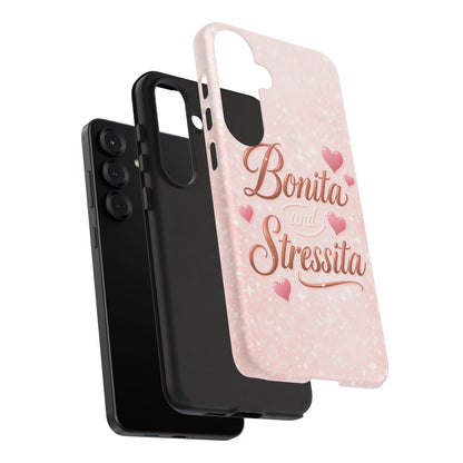 Bonita Stressita Phone Case Cute Latina Aesthetic Pink Coquette Case