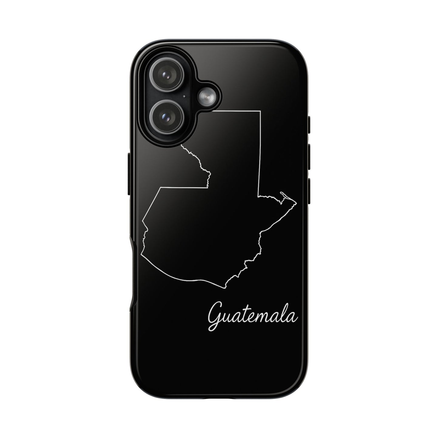 Guatemala Outline Phone Case – Minimal Country Map Tough Case (iPhone, Samsung, Pixel)