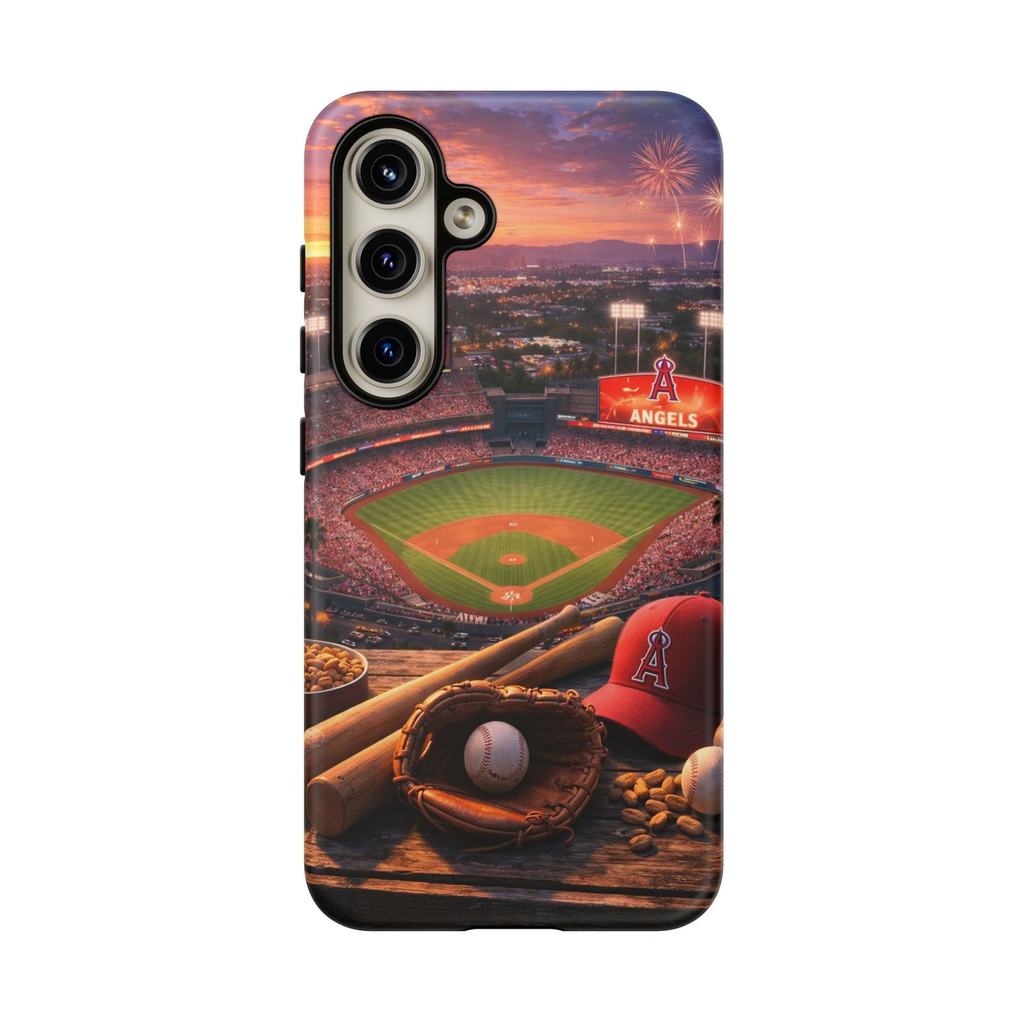 Baseball Stadium Phone Case Sports Fan Ballpark Game Day Tough Case