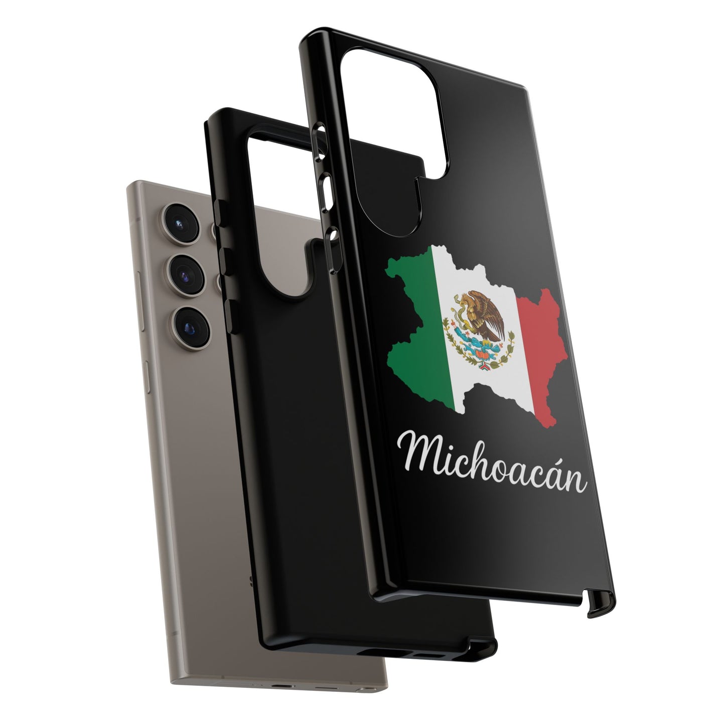 Michoacán Mexico Flag Map Phone Case | Mexican American Pride Tough Case for iPhone & Samsung