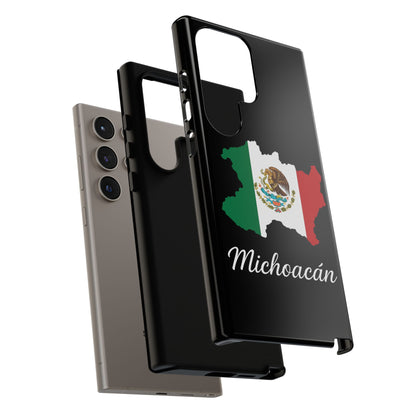 Michoacán Mexico Flag Map Phone Case | Mexican American Pride Tough Case for iPhone & Samsung
