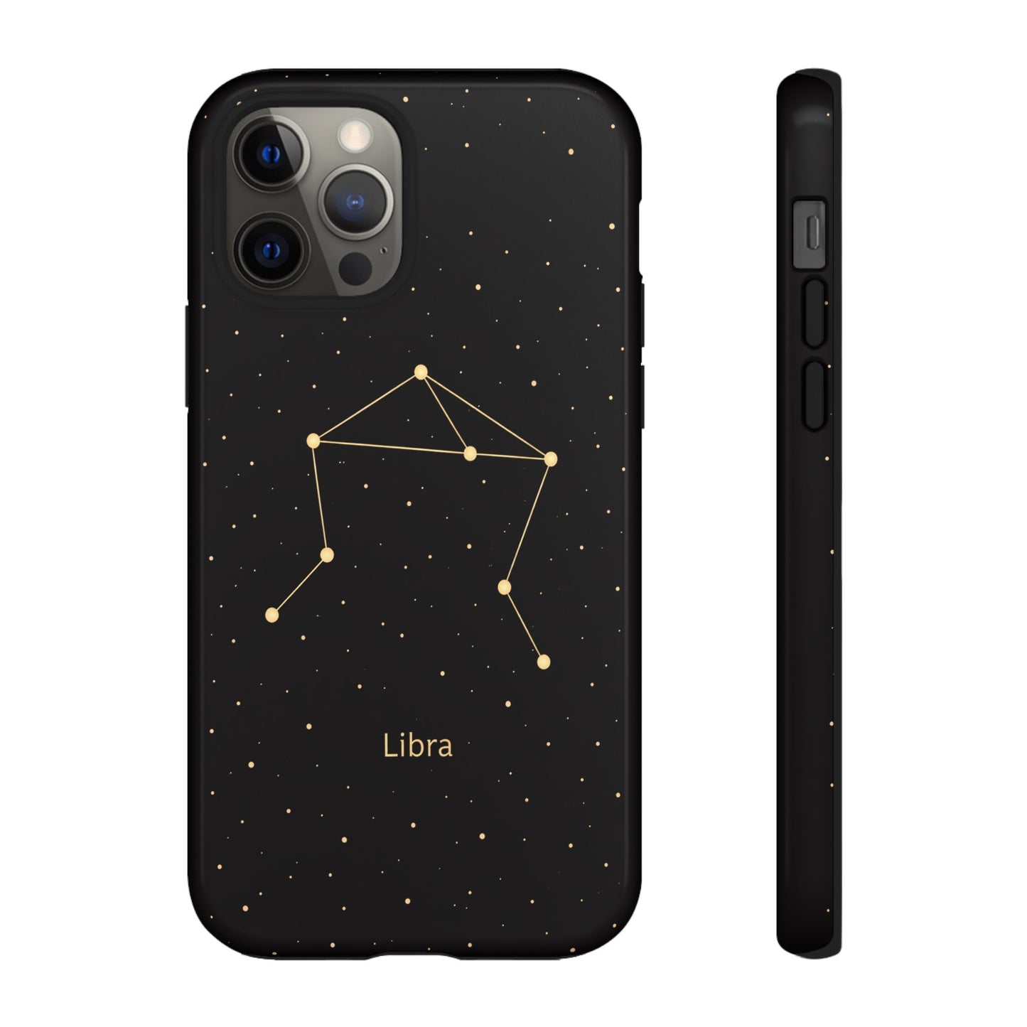 Libra Zodiac Constellation Phone Case – Luxe Gold Celestial Cover
