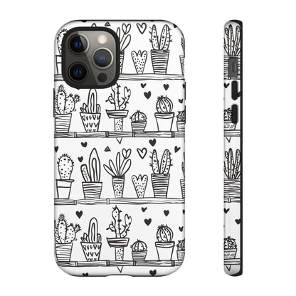 Cactus Succulent Phone Case Cute Plant Aesthetic iPhone Samsung Cover