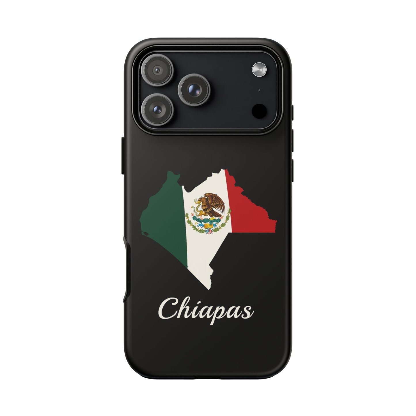 Chiapas Mexico Flag Map Phone Case | Mexican American Pride Tough Case for iPhone & Samsung