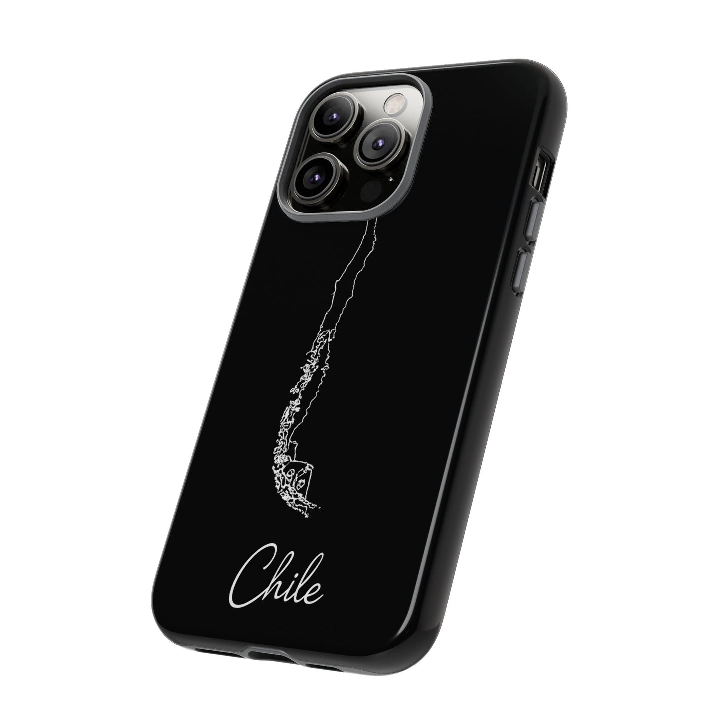 Chile Outline Phone Case – Minimal Country Map Tough Case (iPhone, Samsung, Pixel)